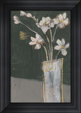 Framed Textured Still Life II Print