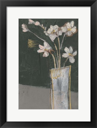 Framed Textured Still Life II Print