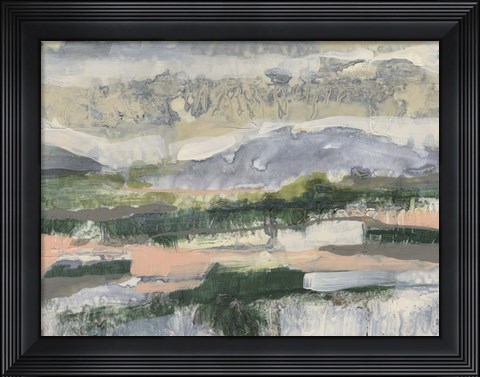 Framed Textured Horizon II Print