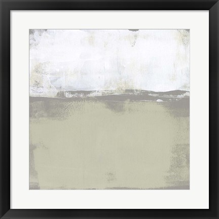 Framed Subtlest Horizon I Print