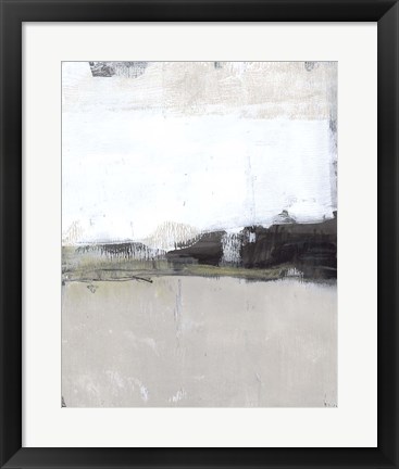 Framed Shadow Horizon I Print