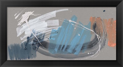 Framed Whimsical Marks I Print