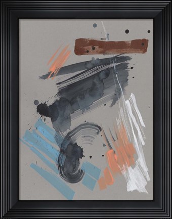 Framed Playful Marks II Print