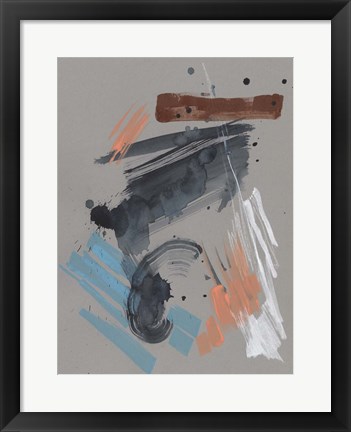 Framed Playful Marks II Print