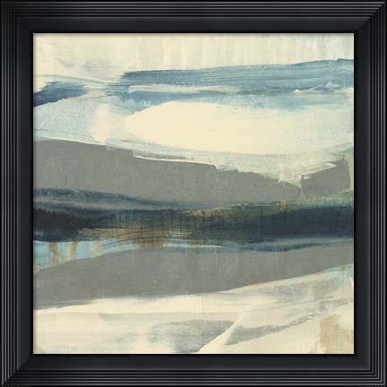 Framed Coastline Twist II Print