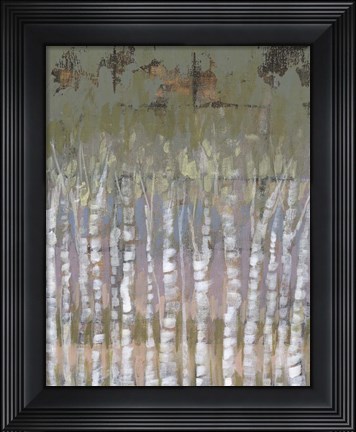 Framed Pastel Birchline II Print