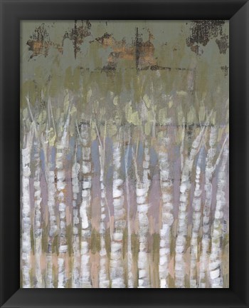 Framed Pastel Birchline II Print