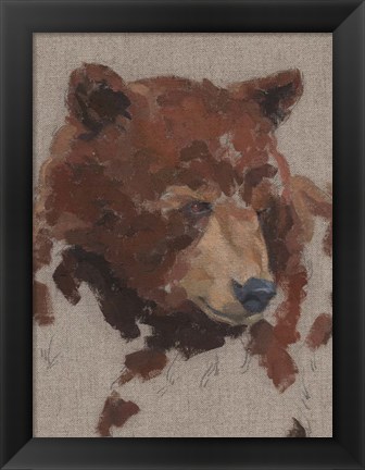 Framed Big Bear I Print