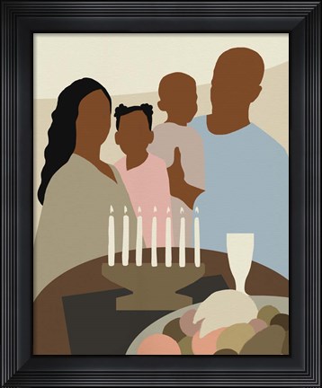 Framed Joyous Kwanzaa II Print