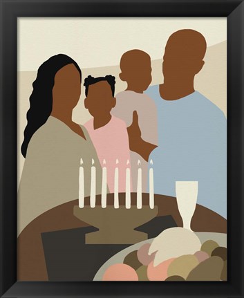 Framed Joyous Kwanzaa II Print