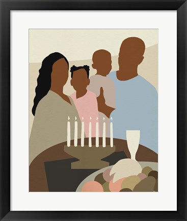 Framed Joyous Kwanzaa II Print