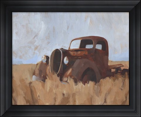 Framed Farm Truck II Print