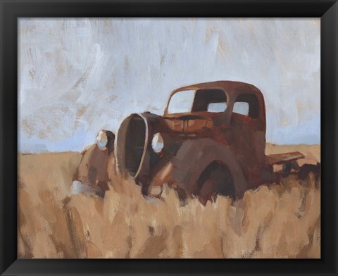 Framed Farm Truck II Print