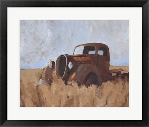 Framed Farm Truck II Print