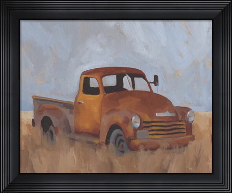 Framed Farm Truck III Print