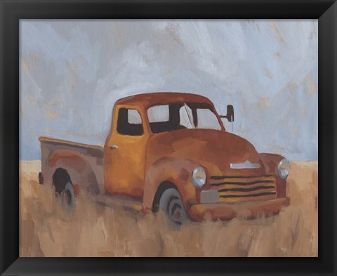 Framed Farm Truck III Print