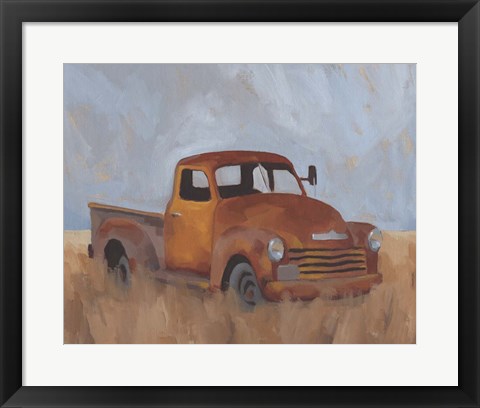 Framed Farm Truck III Print