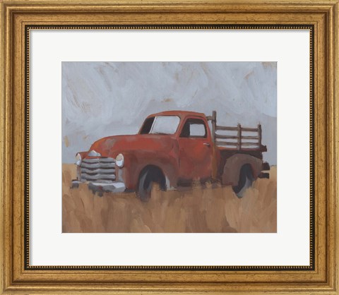 Framed Farm Truck IV Print