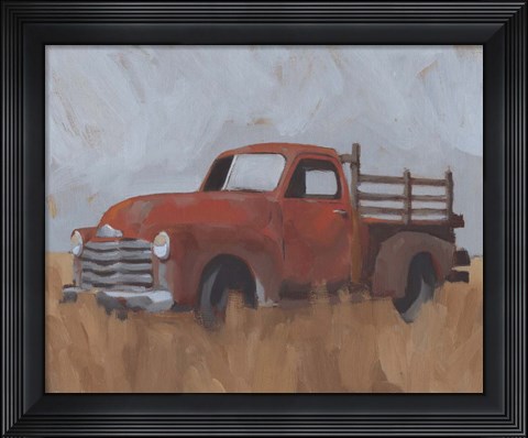 Framed Farm Truck IV Print