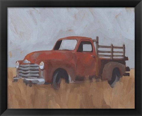 Framed Farm Truck IV Print