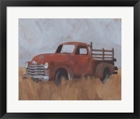 Framed Farm Truck IV Print