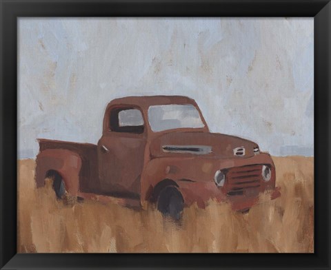 Framed Farm Truck V Print