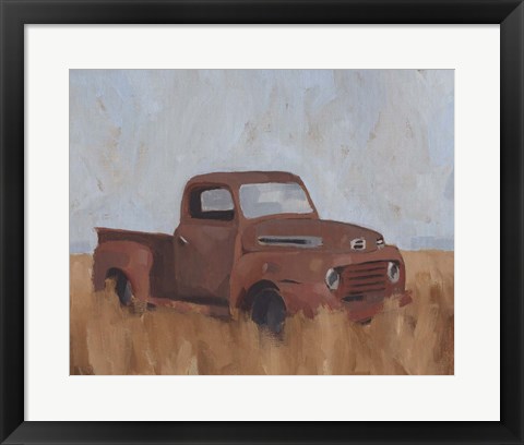 Framed Farm Truck V Print