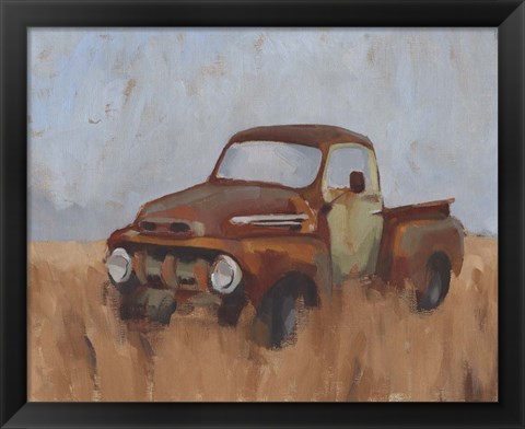 Framed Farm Truck VI Print