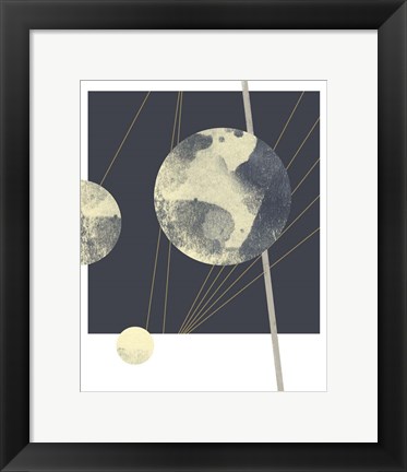 Framed Planetary Weights II Print