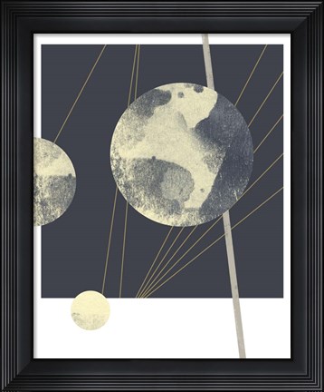 Framed Planetary Weights II Print