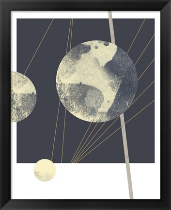 Framed Planetary Weights II Print