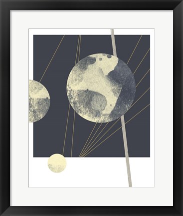 Framed Planetary Weights II Print