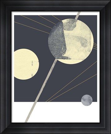 Framed Planetary Weights III Print