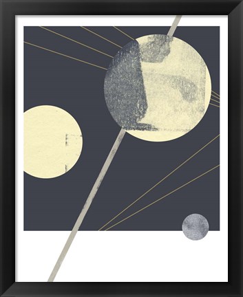 Framed Planetary Weights III Print