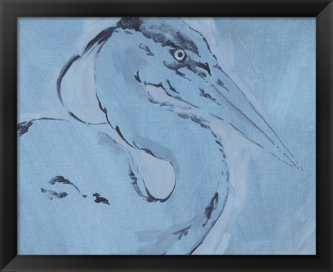 Framed James River Heron I Print