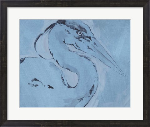 Framed James River Heron I Print