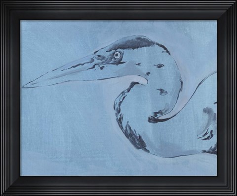 Framed James River Heron II Print