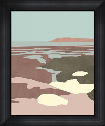 Framed Saltwater Sea II Print