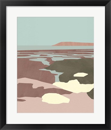 Framed Saltwater Sea II Print