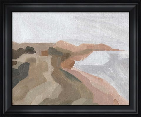 Framed Autumn Coastline I Print