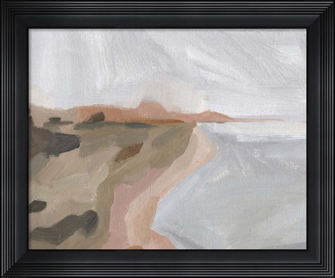 Framed Autumn Coastline II Print