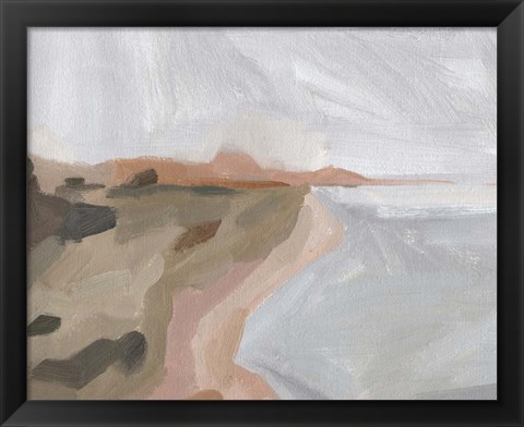 Framed Autumn Coastline II Print