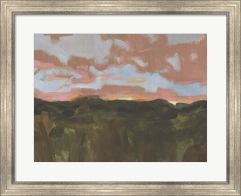 Framed Sunset in Taos II Print