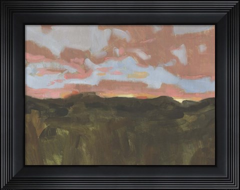 Framed Sunset in Taos II Print