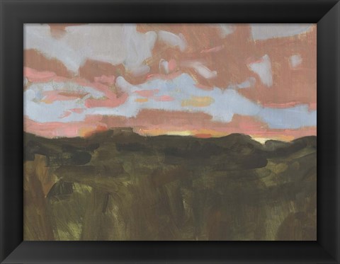 Framed Sunset in Taos II Print