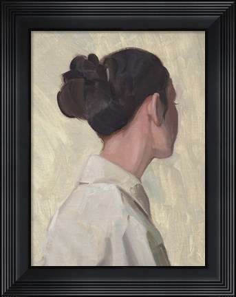 Framed Female Portrait I Print