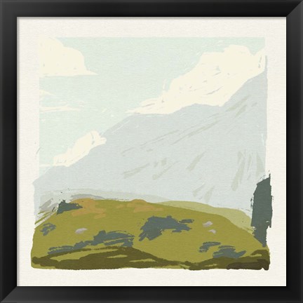 Framed Alpine Ascent II Print