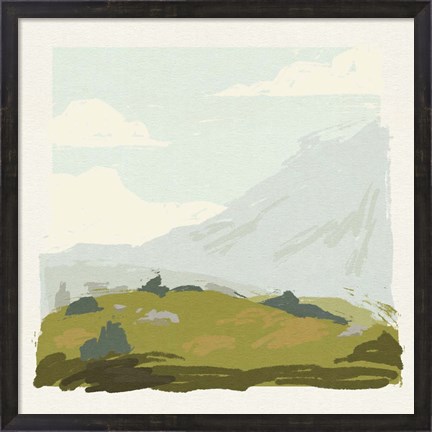 Framed Alpine Ascent IV Print