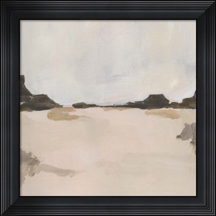 Framed Misty Horizon Line II Print