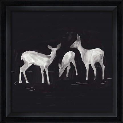 Framed Sophisticated Whitetail I Print